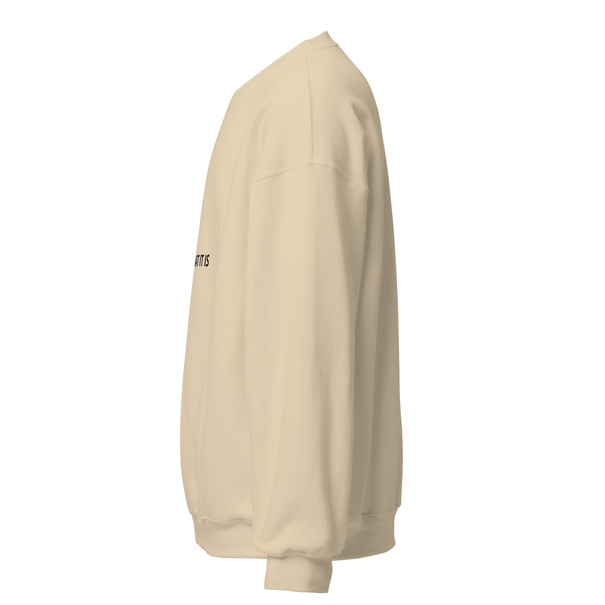 premium sweatshirt women sand edition front view