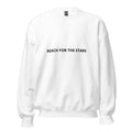 space sweatshirt women white edition front view