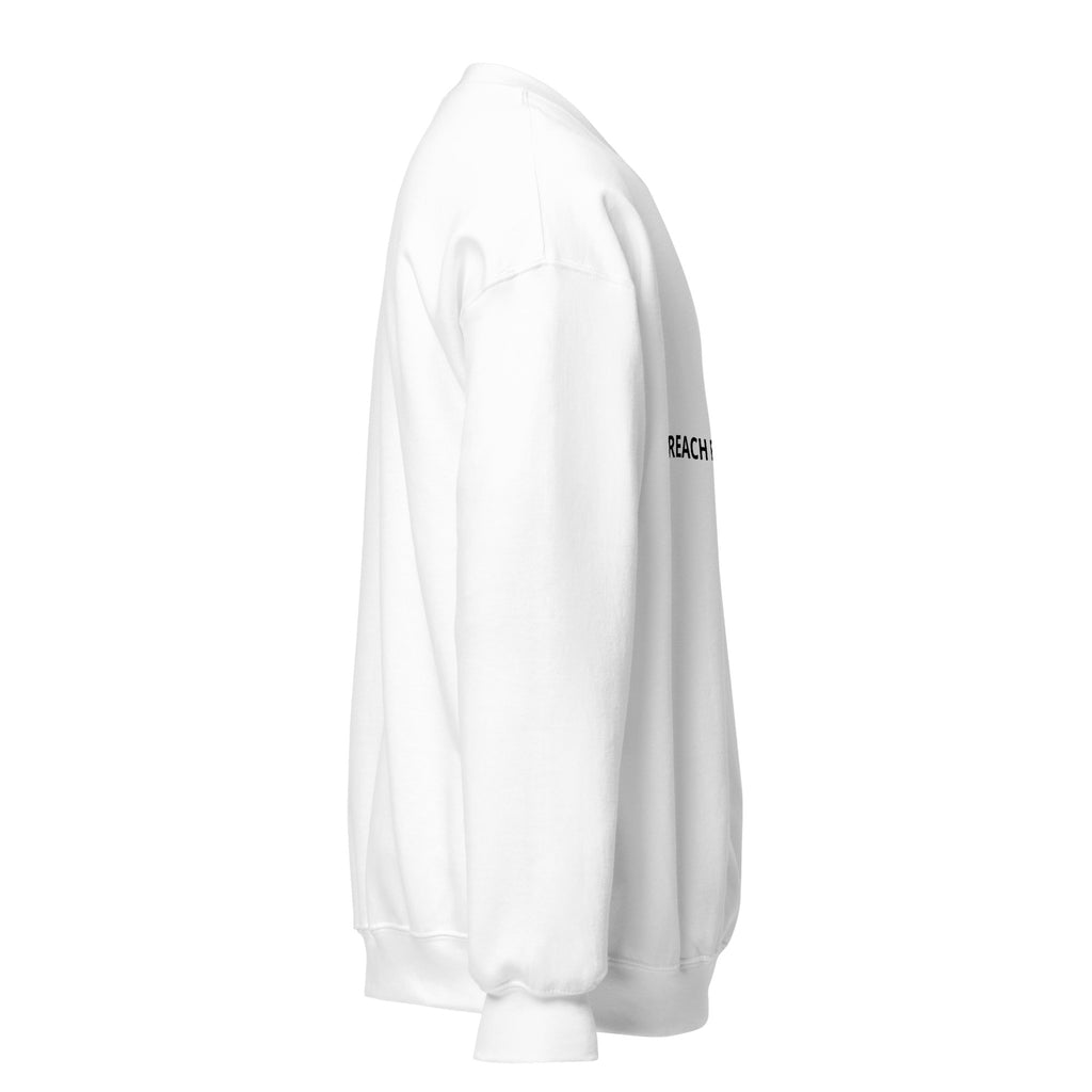 space sweatshirt women white edition front view
