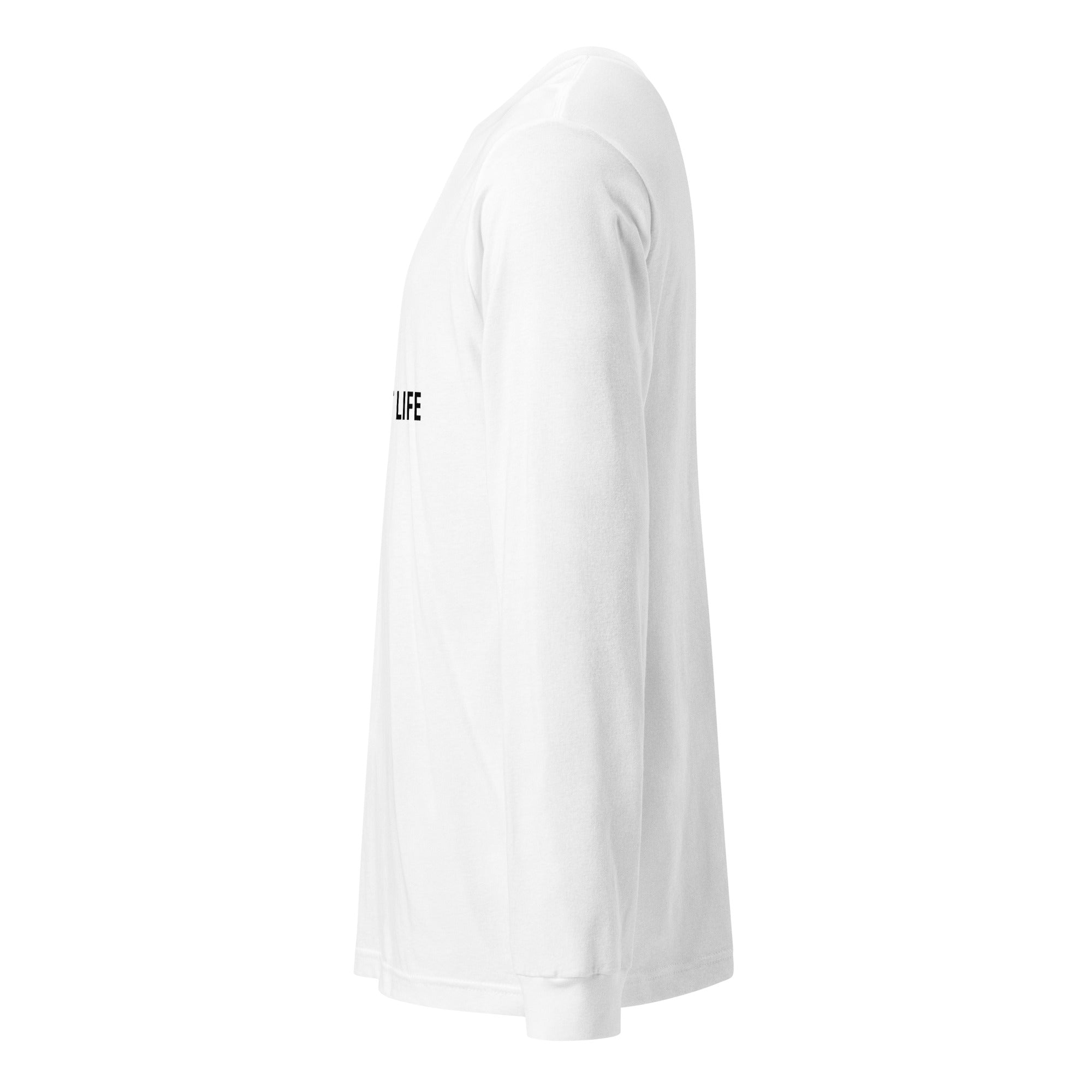 faith long sleeve tee abundant life front view