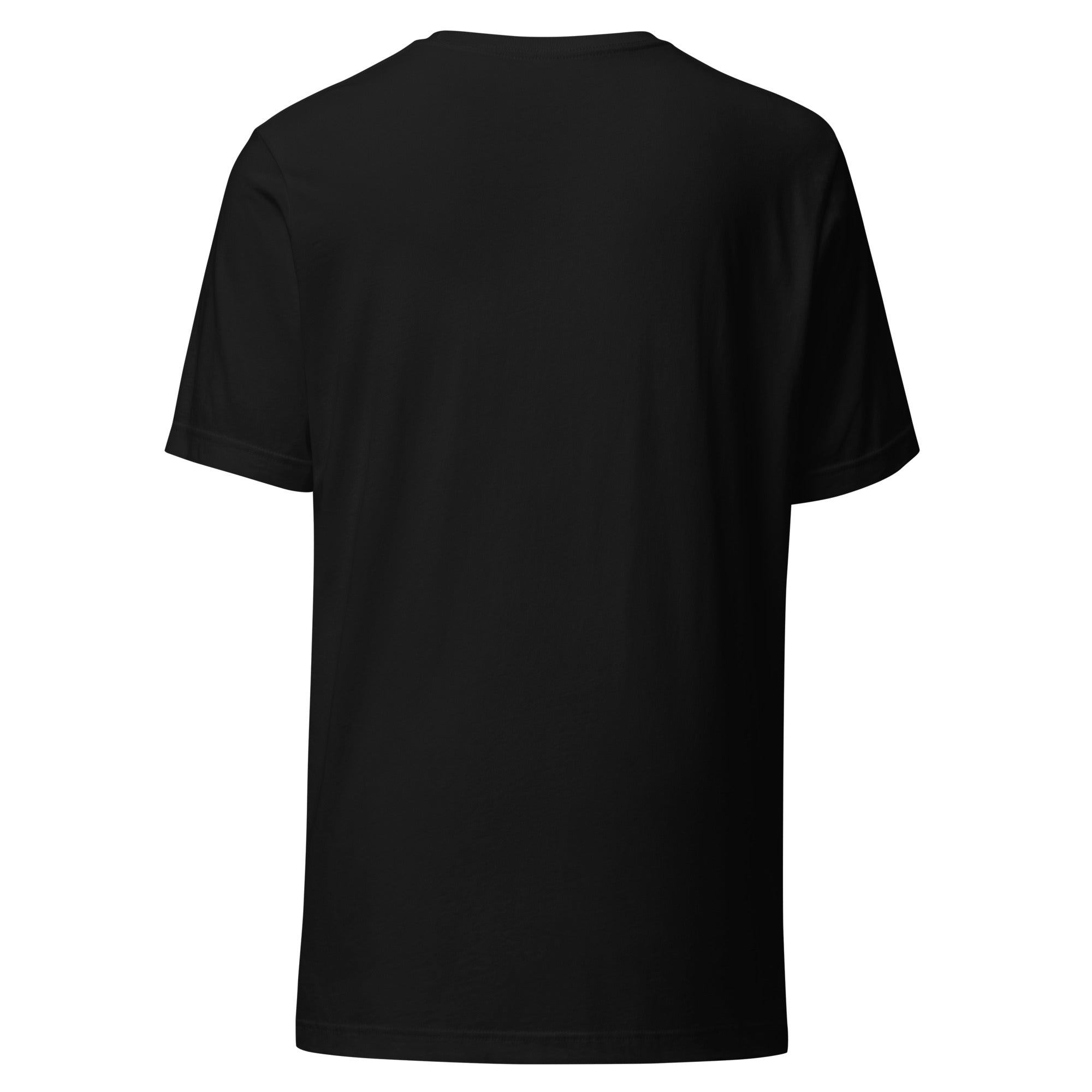 Premium tee shirt in black with the phrase 'Built Different' designed for comfort and style.