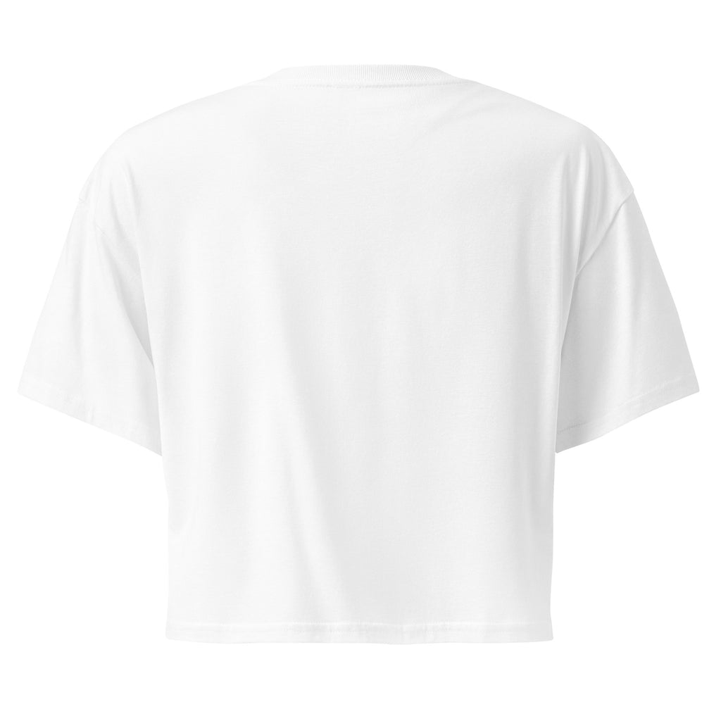 women’s crop top queen energy front view